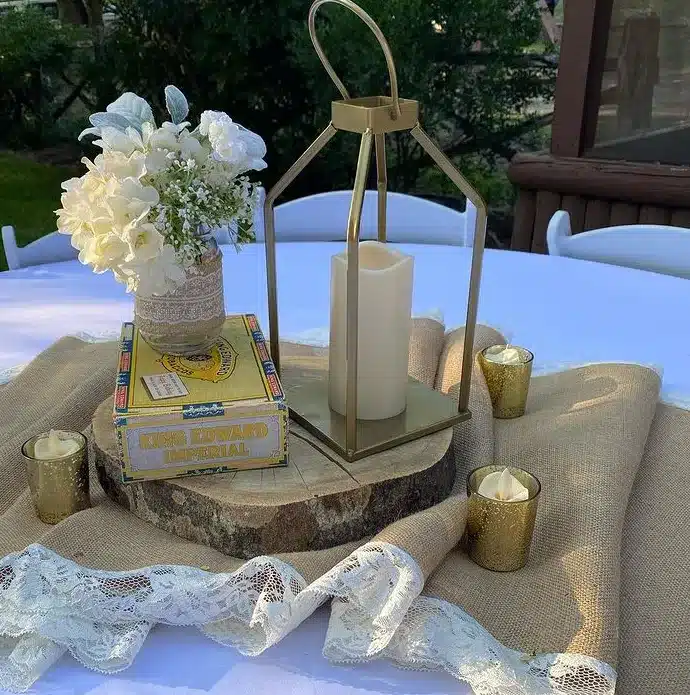 Beautiful decorated table
